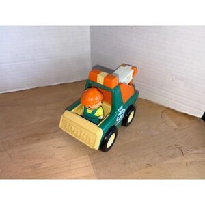 Vintage My First Tonka Tow Truck with Driver Figure